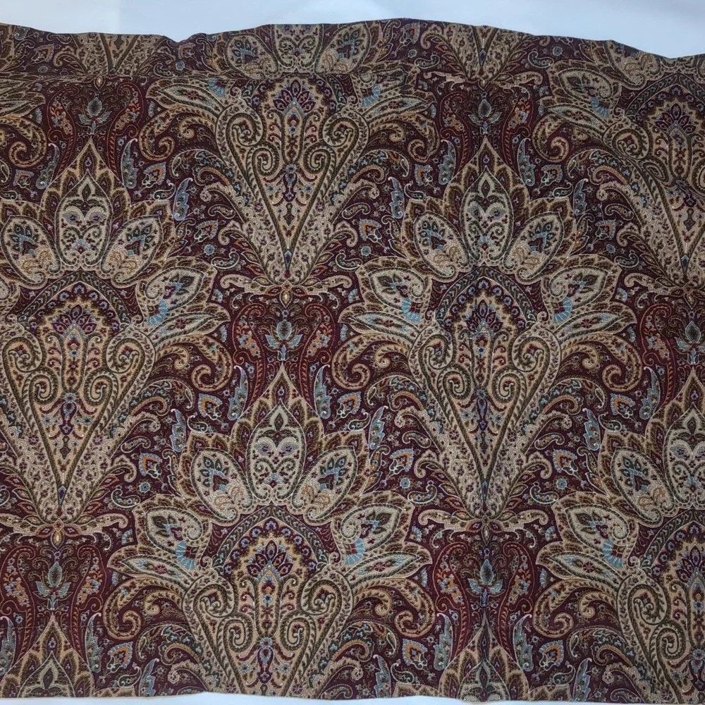 2x Tommy Hilfiger Heirloom Paisley King Size Pillow Shams Made In Italy